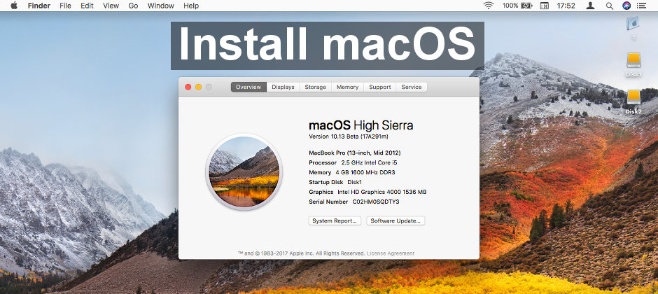 Find High Sierra Download On Mac